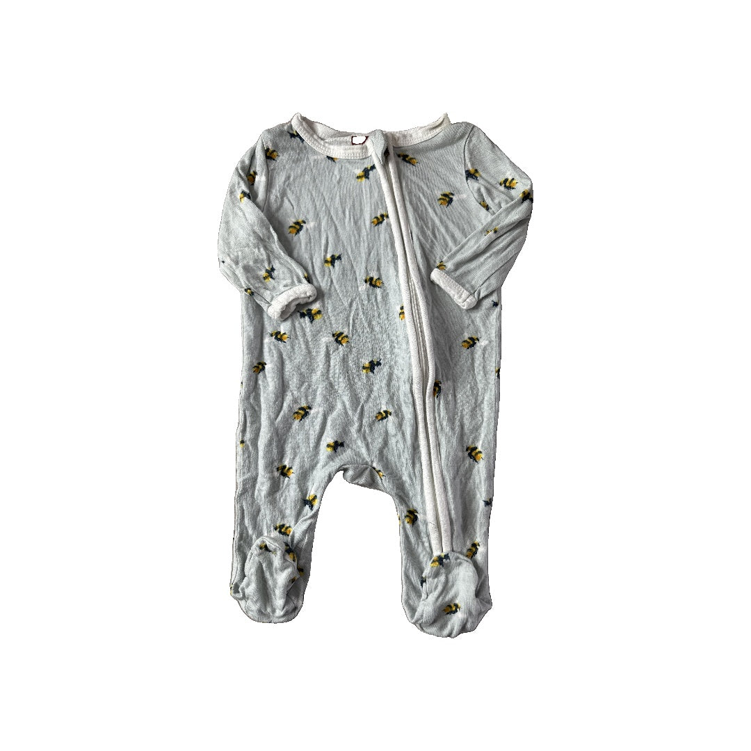 Milkbarn Unisex Light Blue Pajamas Size: 0-3 months Light Blue