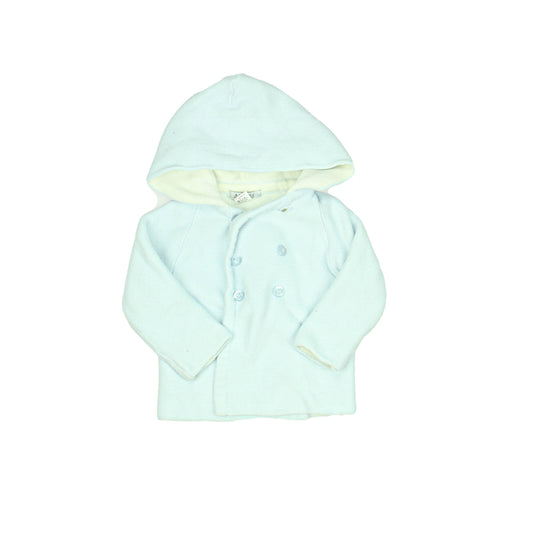 A Soft Idea Boys Light Blue Jacket Size: 12 Months Light Blue