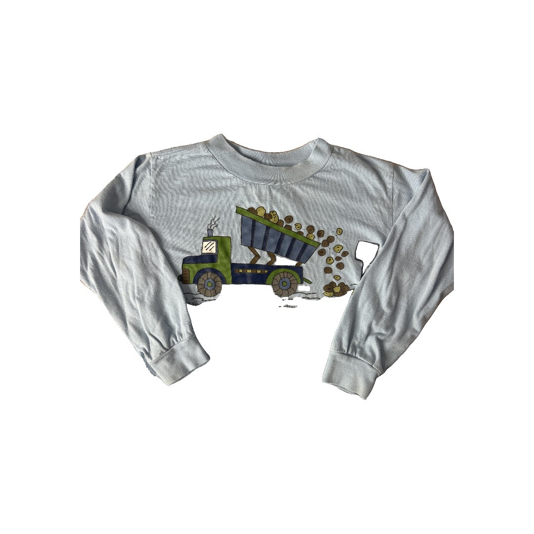 Boys Light Blue Long Sleeve T-Shirt Size: 4T Light Blue