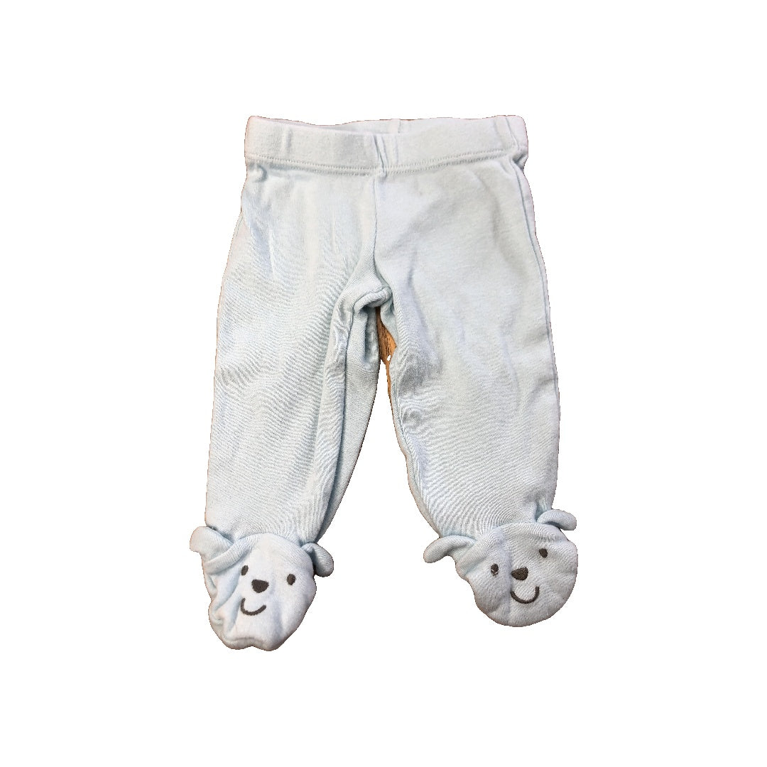 Carters Unisex Light Blue Pants Size: Newborn Light Blue