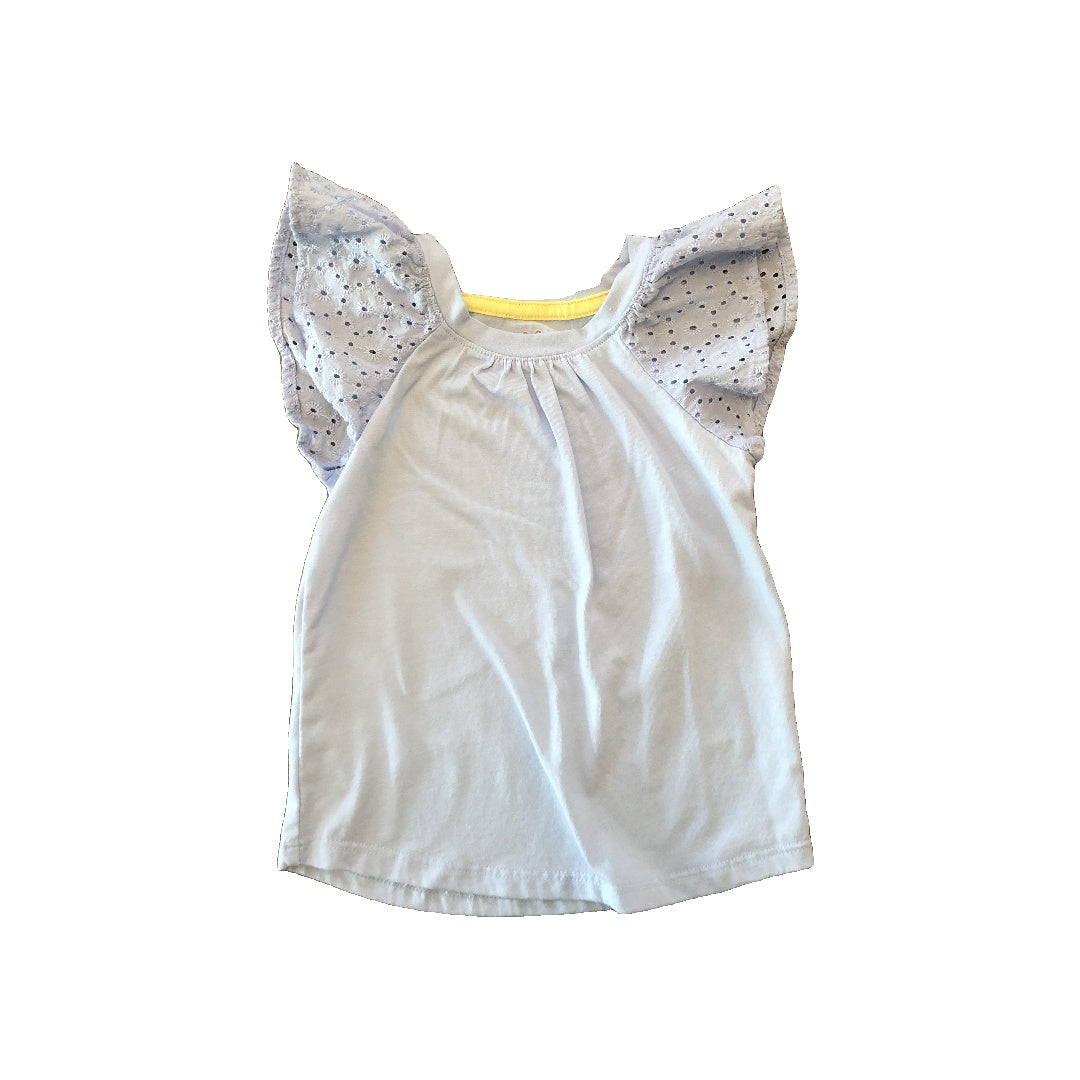 Cat & Jack Girls Light Blue T-Shirt Size: 3T Light Blue