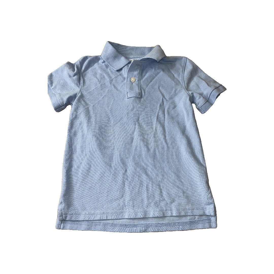 Cat & Jack Boys Light Blue Polo Shirt Size: 4-5 Years Light Blue