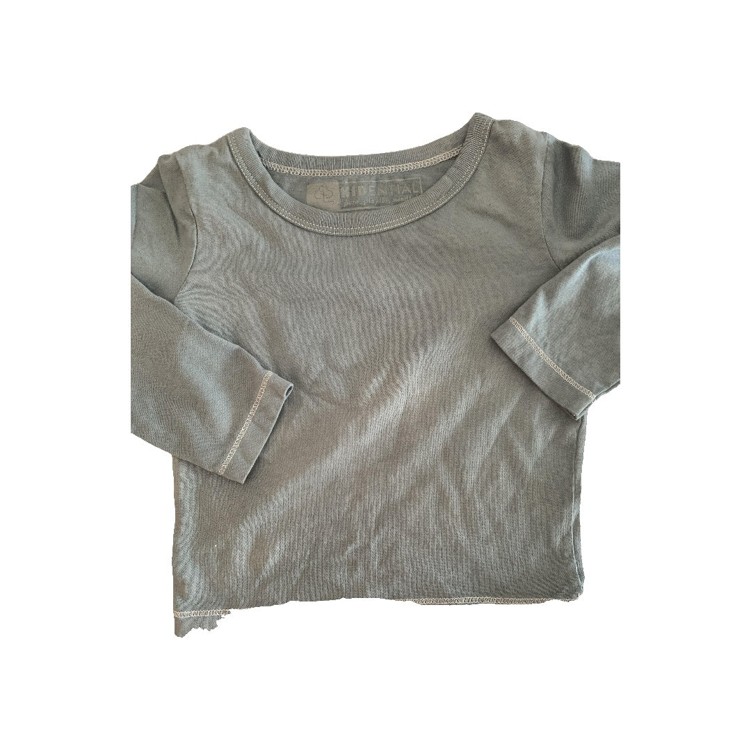 Kidential Unisex Light Blue Long Sleeve Shirt Size: 2T Light Blue