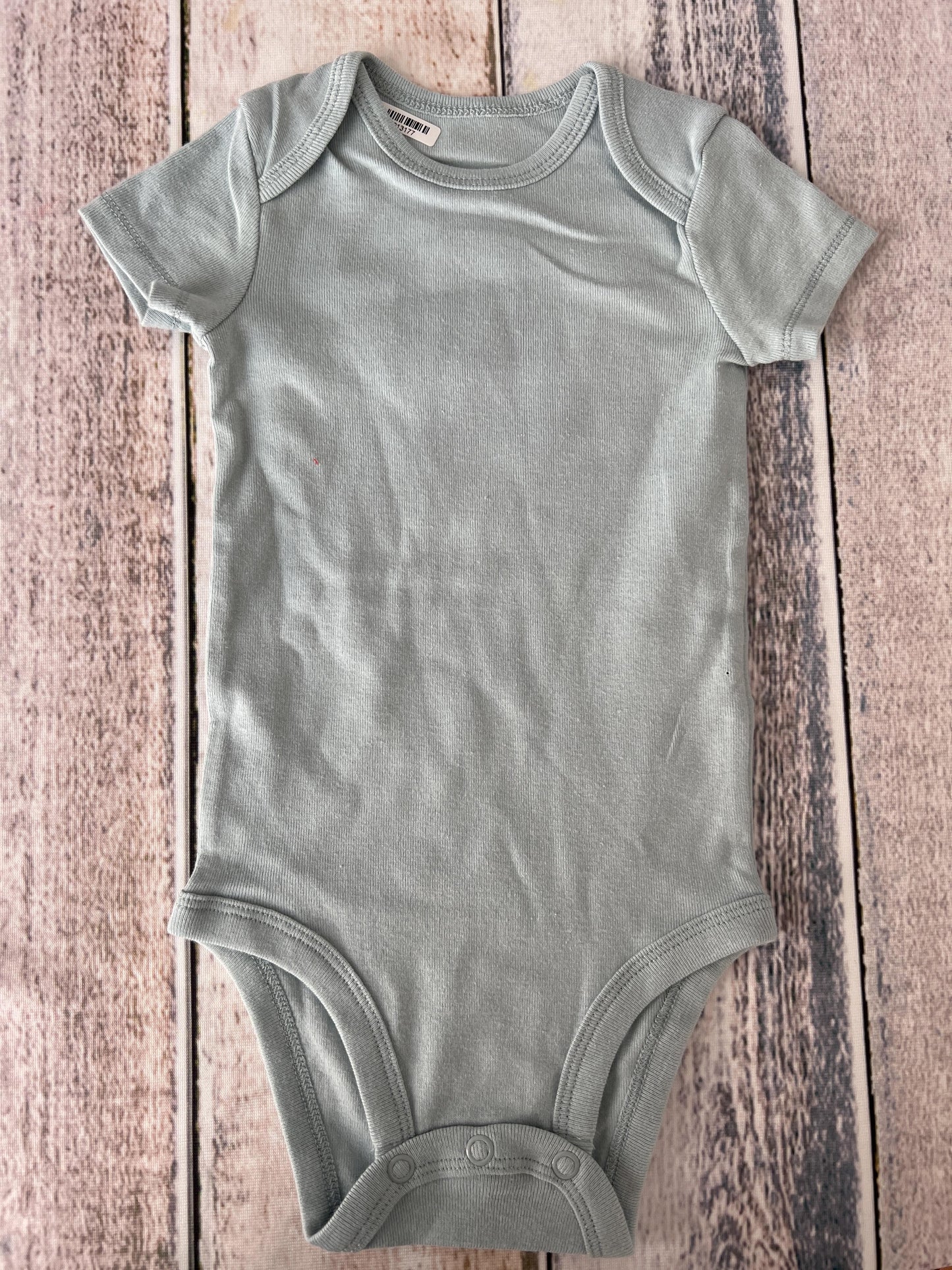 Carters Boys Light Blue Onesie Size: 6 months Light Blue
