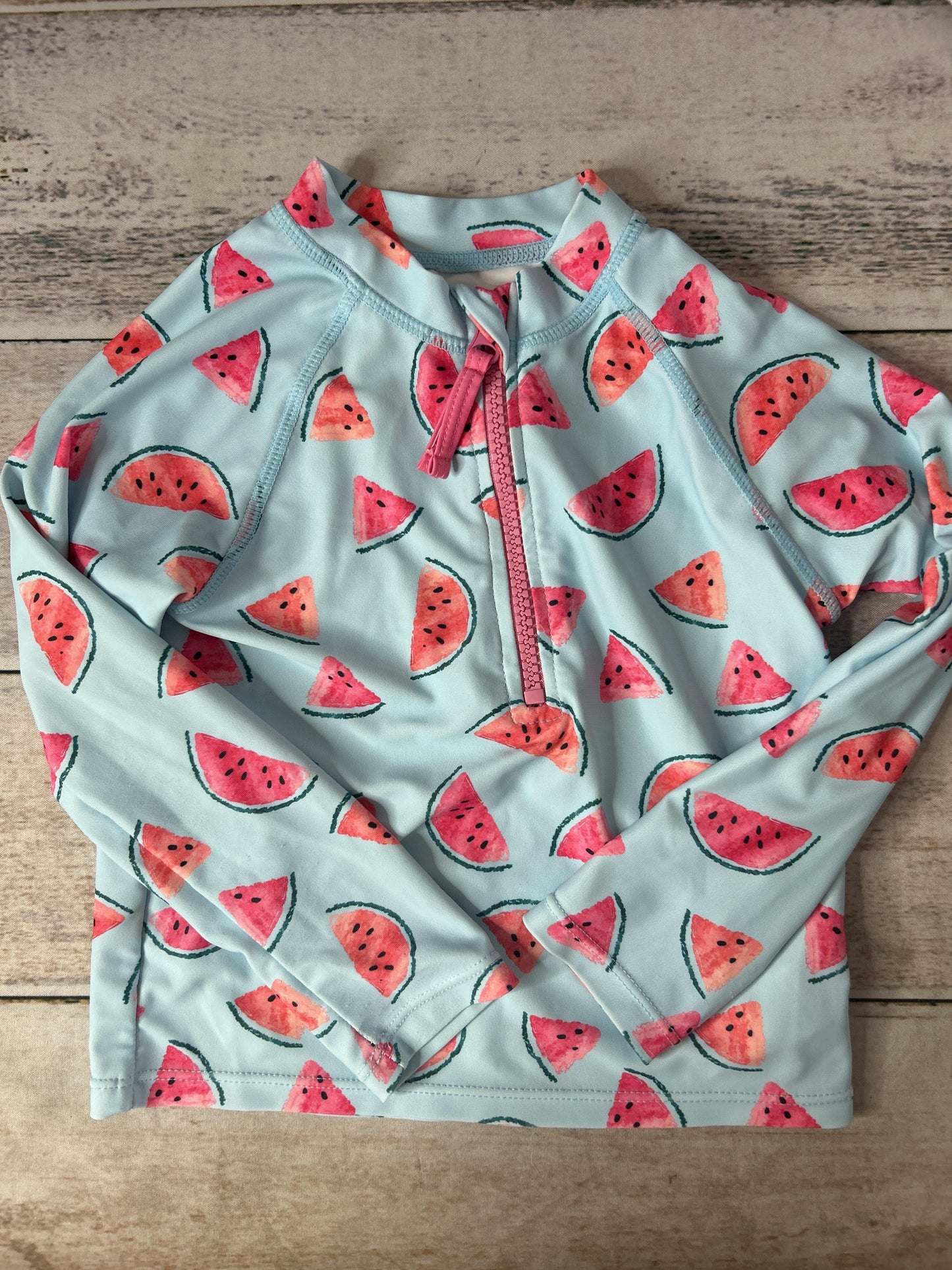 Girls Light Blue Rashguard Size: 2T Light Blue
