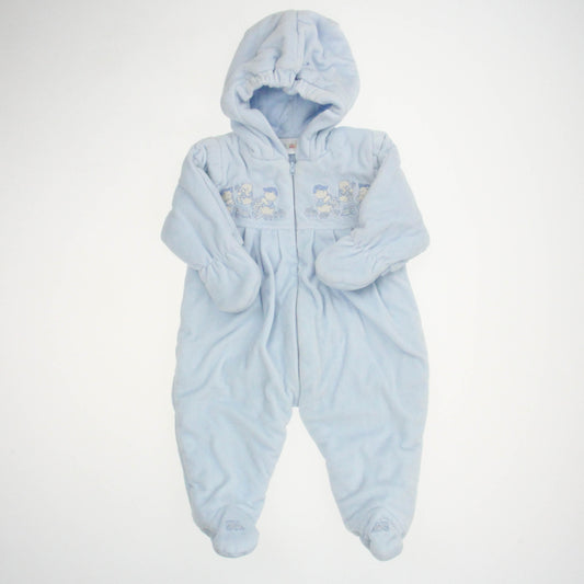 Cuddle Bear Boys Light Blue Bunting Size: 3-6 Months Light Blue