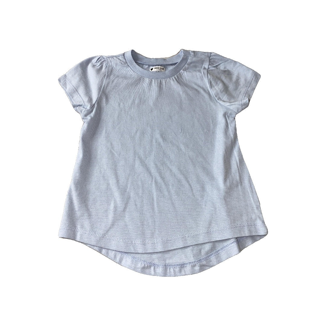 Honest co Girls Light Blue T-Shirt Size: 2T Light Blue