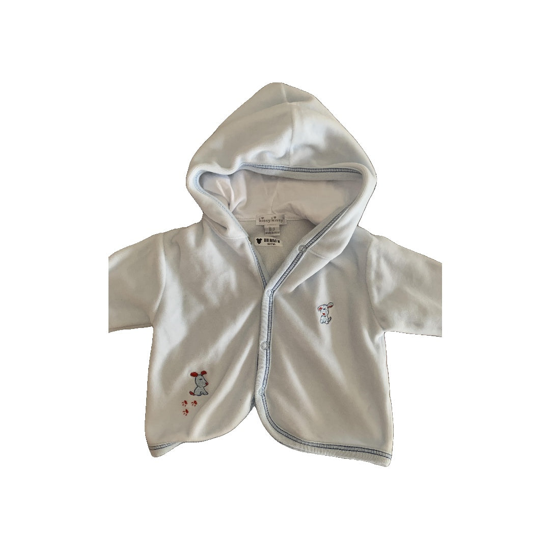 Kissy Kissy Boys Light Blue Jacket Size: 0-3 months Light Blue