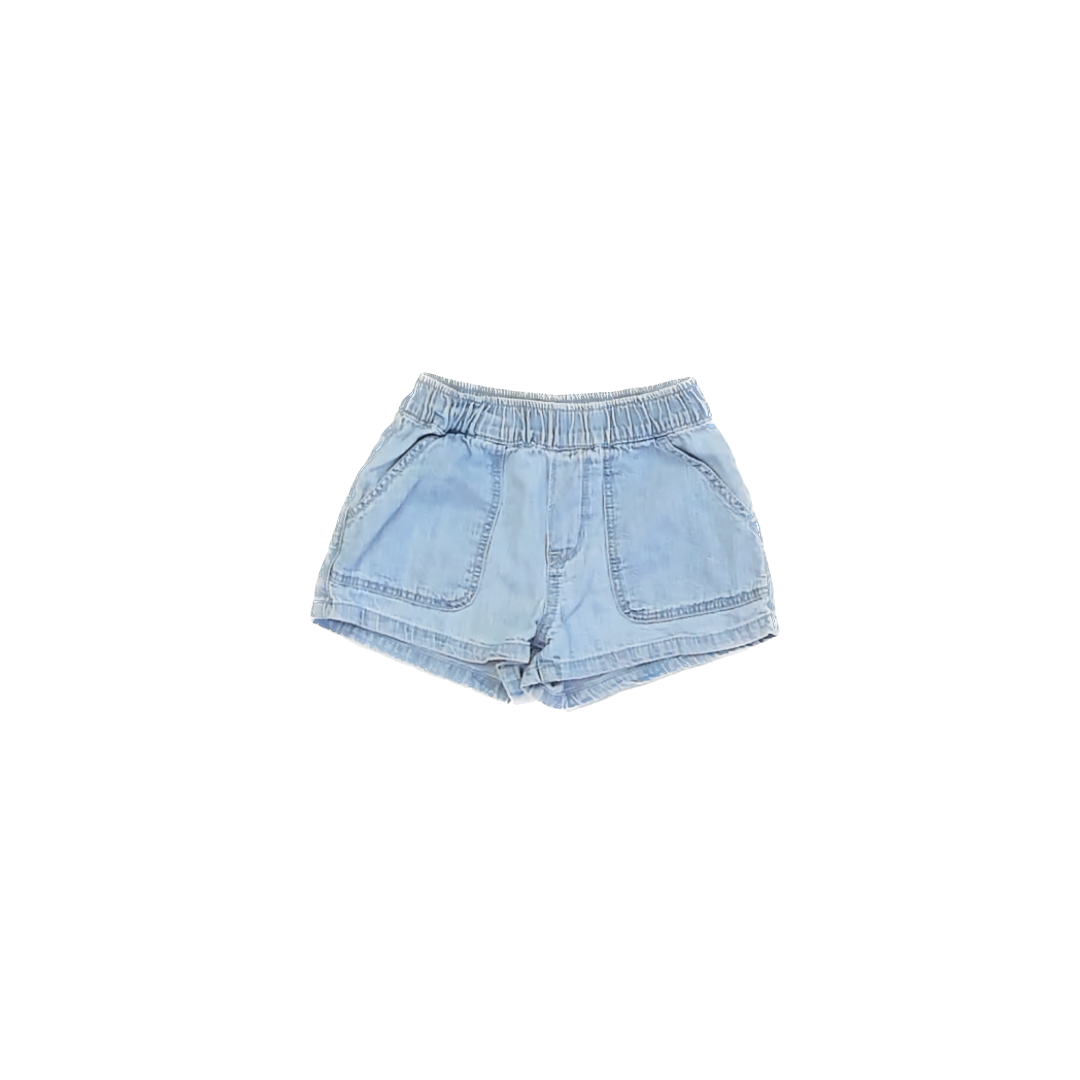 Gap Girls Light Blue Jean Shorts Size: 5T Light Blue