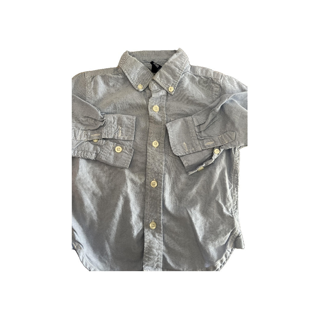 Gap Boys Light Blue Button Down Short Sleeve Size: 2 years Light Blue