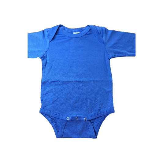 Kate Quinn Unisex Light Blue Onesie Size: 0-3 months Light Blue