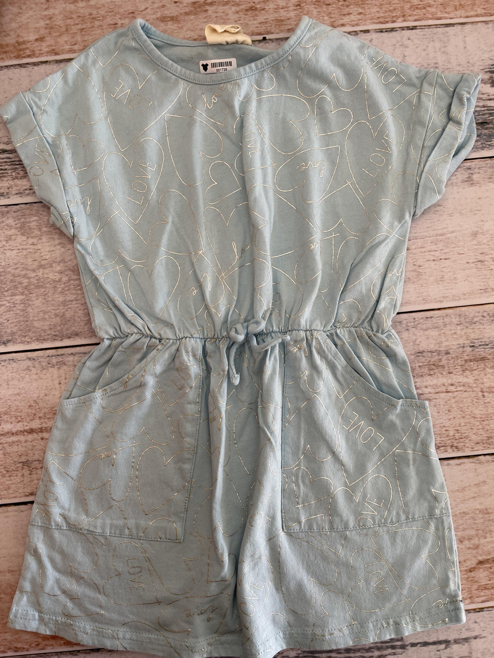 Cotton:on Kids Girls Light Blue Dress Size: 3T Light Blue