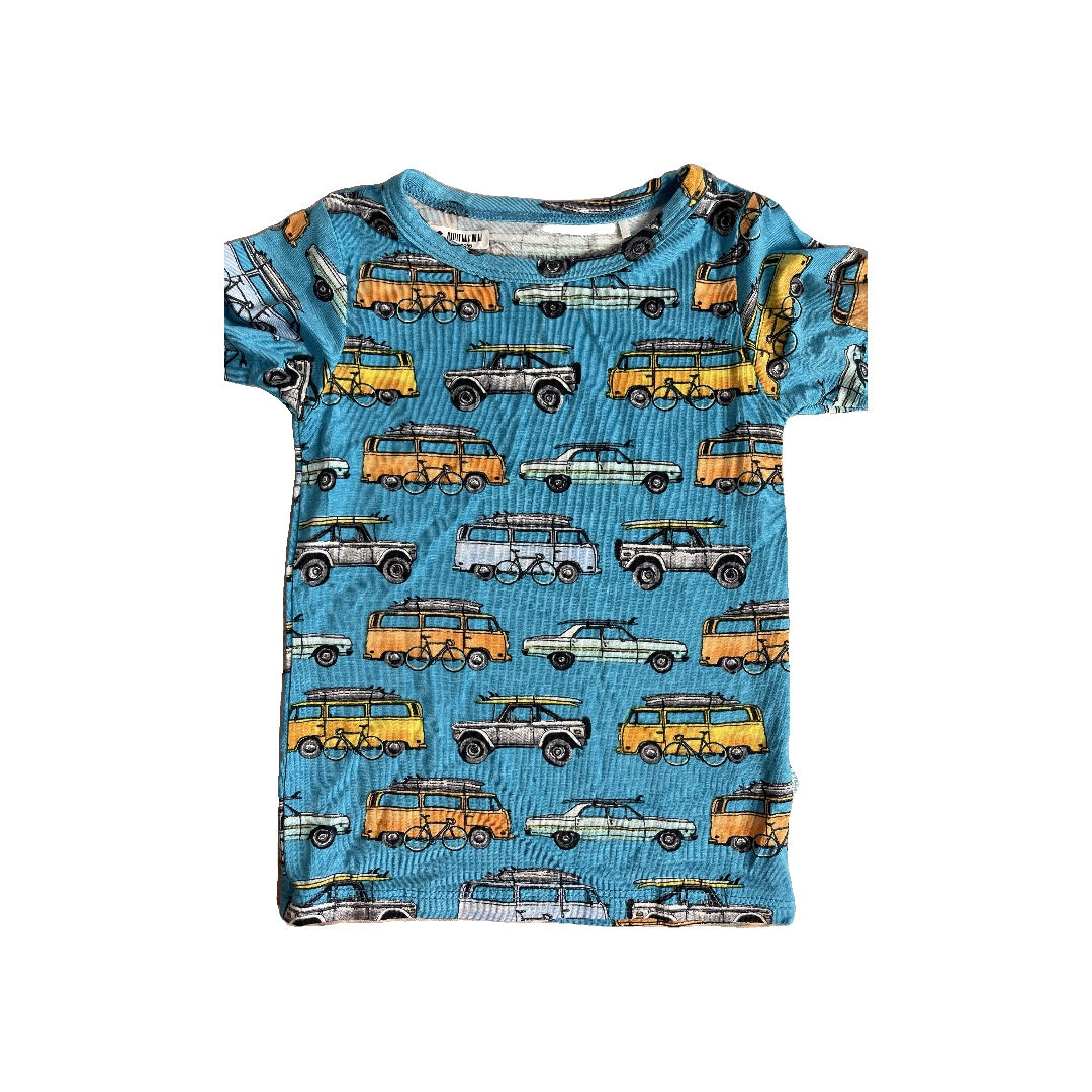 Posh Peanut Boys Light Blue Pajamas Size: 12-18 months Light Blue