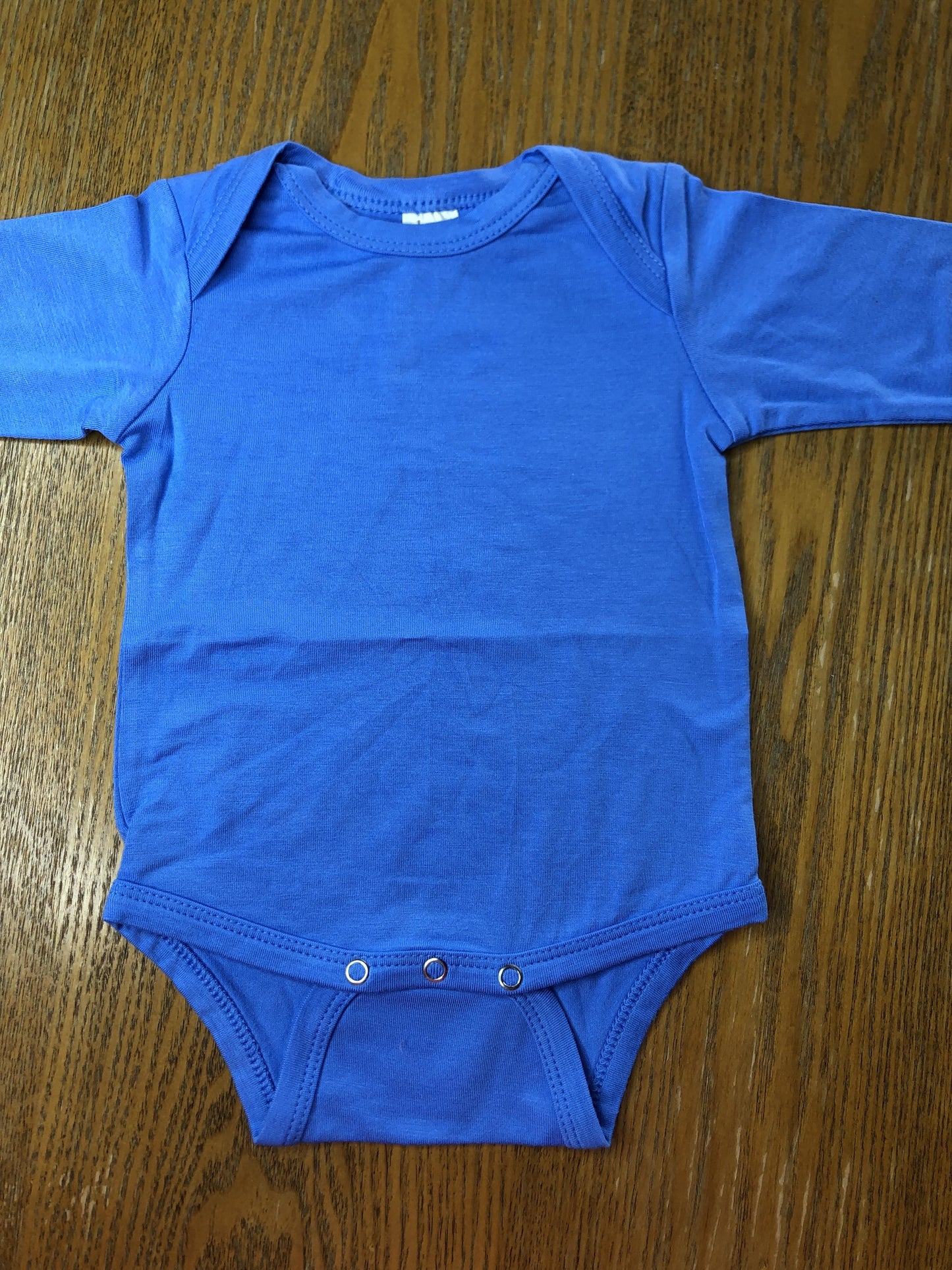 Kate Quinn Unisex Light Blue Onesie Size: 0-3 months Light Blue