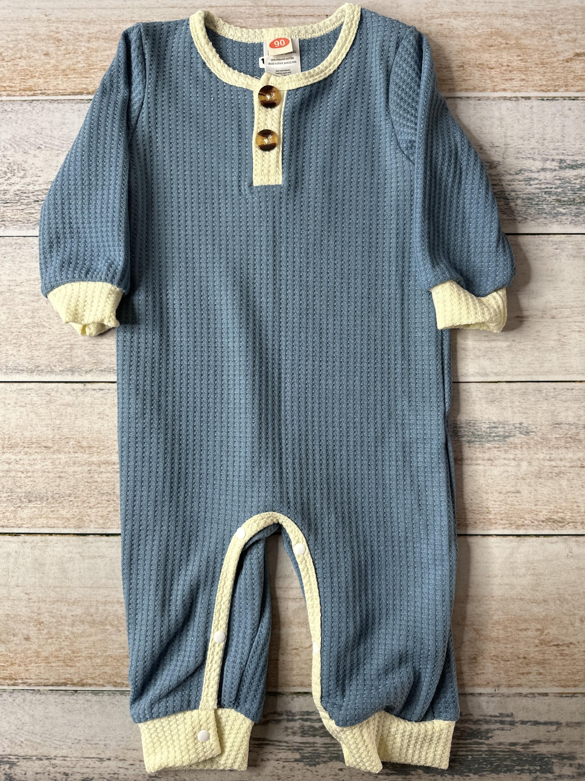 Mama Siesta Boys Light Blue Long Sleeve Outfit Size: 12-18 months Light Blue