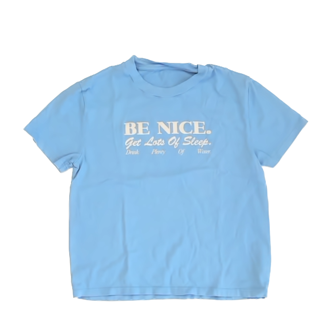 Sporty & Rich Girls Light Blue T-Shirt Size: 10-12 Years Light Blue