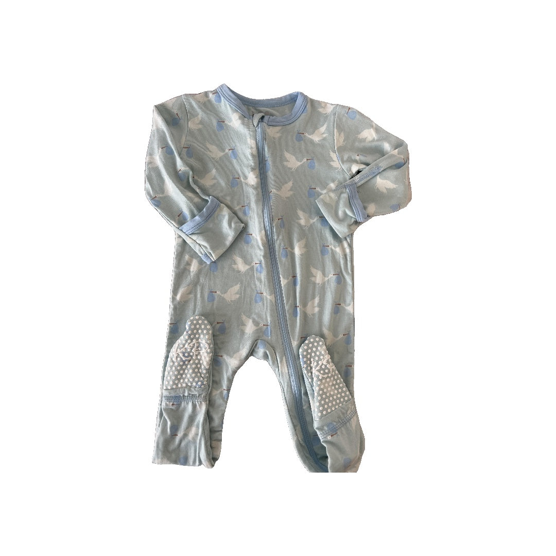 KicKee Pants Boys Light Blue Pajamas Size: 6-9 months Light Blue