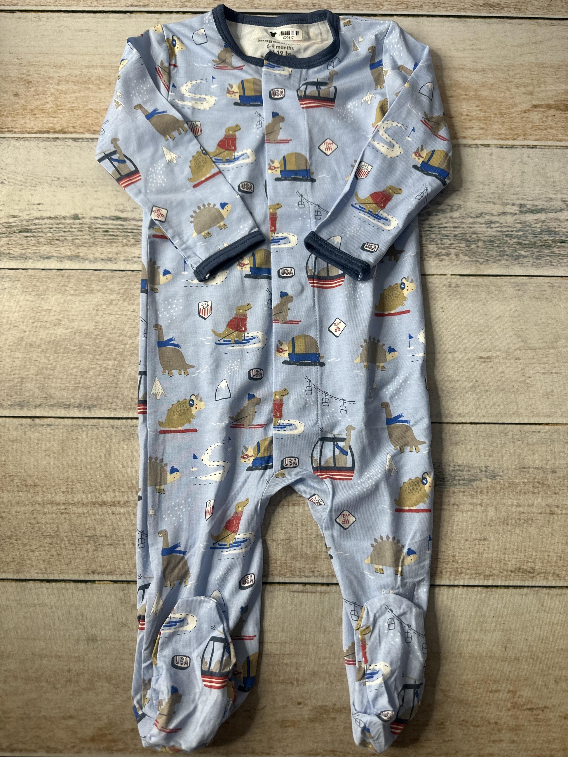 Magnetic Me Boys Light Blue Pajamas Size: 6-9 months Light Blue