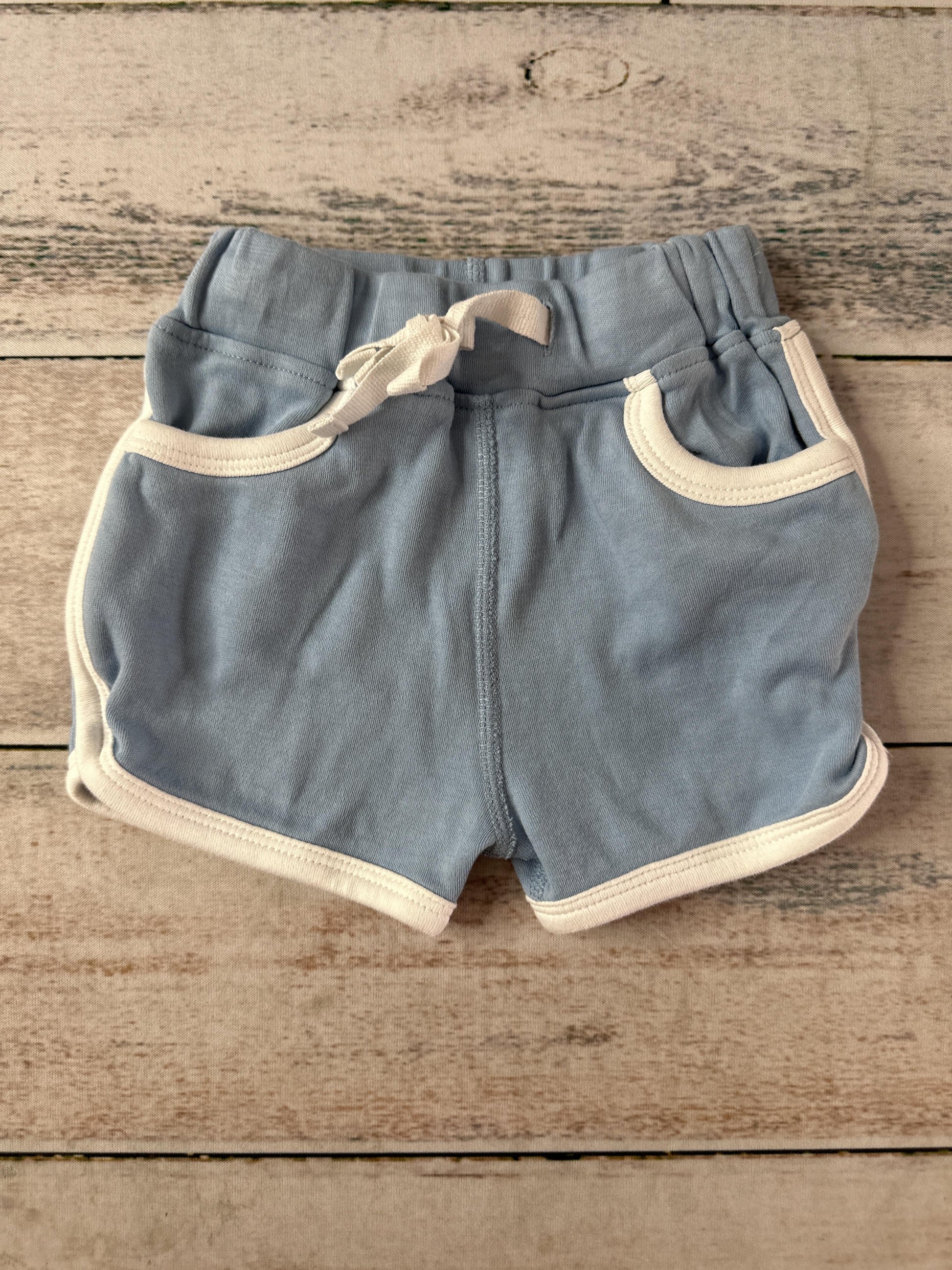 Sapling Unisex Light Blue Shorts Size: 6-12 months Light Blue