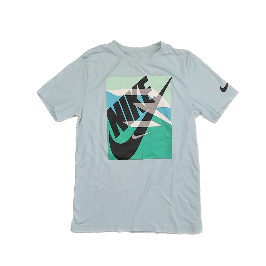 Nike Boys Light Blue T-Shirt Size: L (12-13 Years) Light Blue
