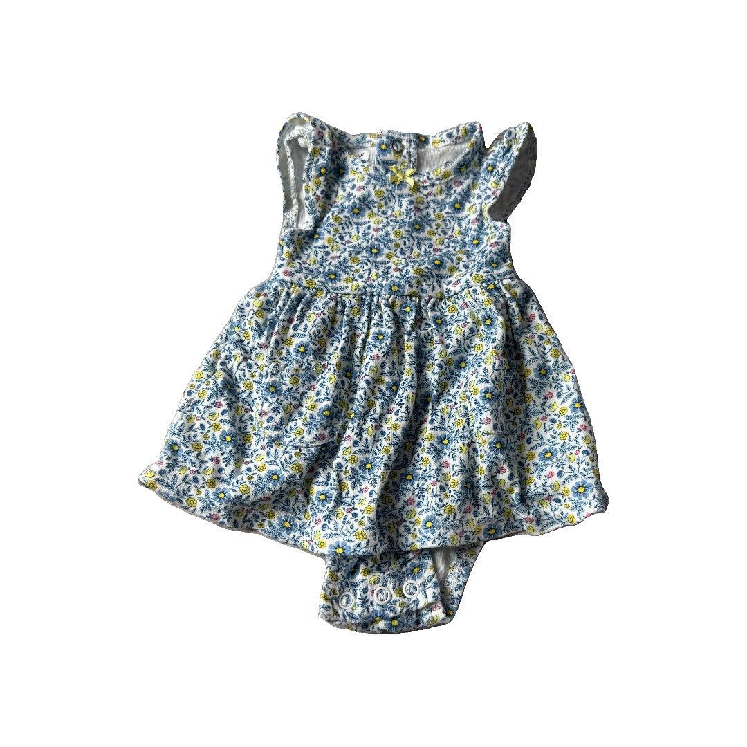 Carters Girls Light Blue Dress Size: Newborn Light Blue