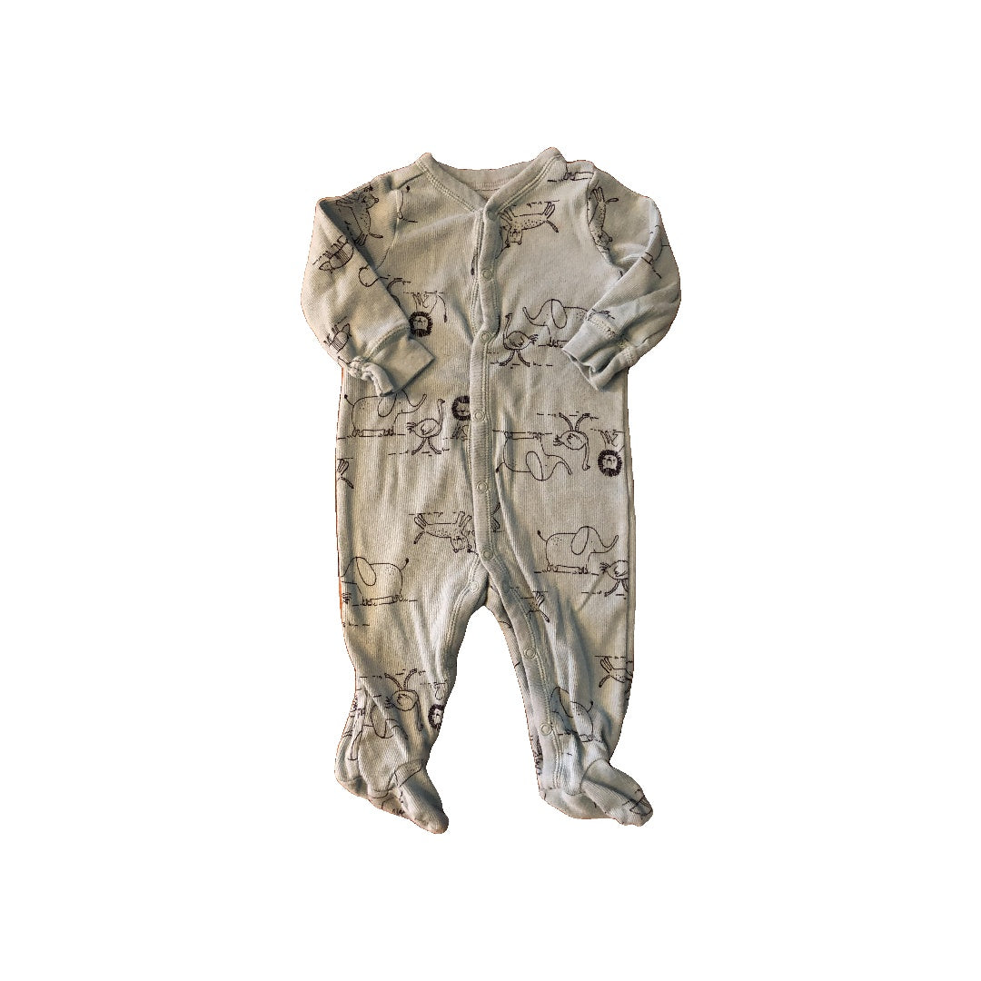 Carters Boys Light Blue Pajamas Size: 6 months Light Blue