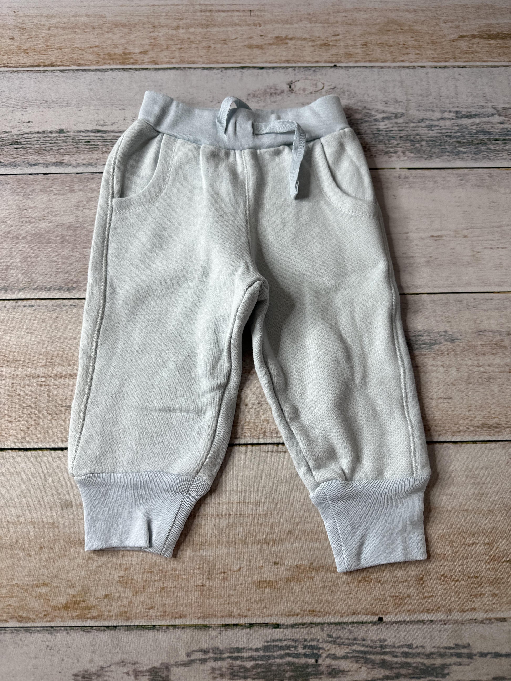 Kidential Unisex Light Blue Pants Size: 9-12 Months Light Blue