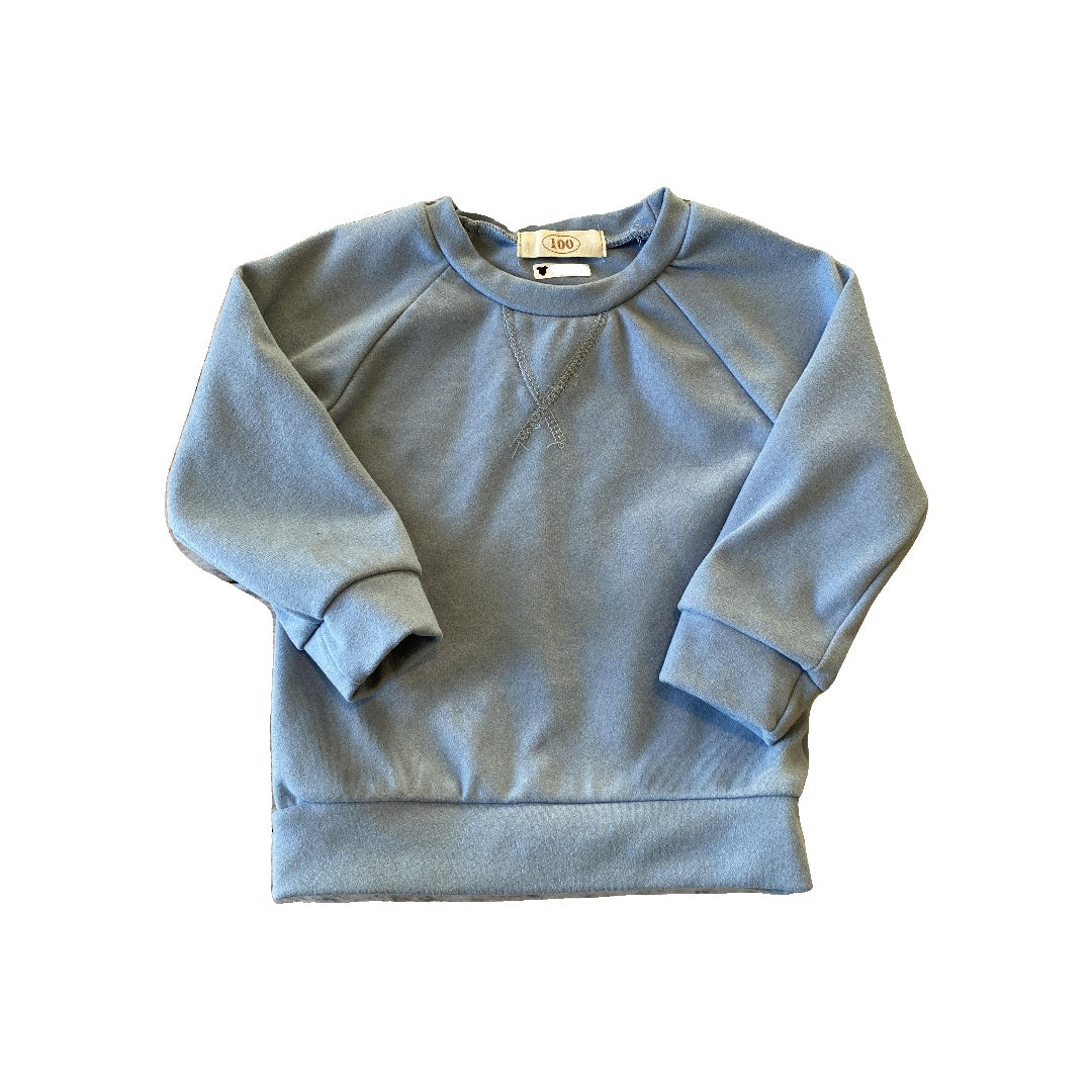 PatPat Unisex Light Blue Sweater Size: 2T Light Blue