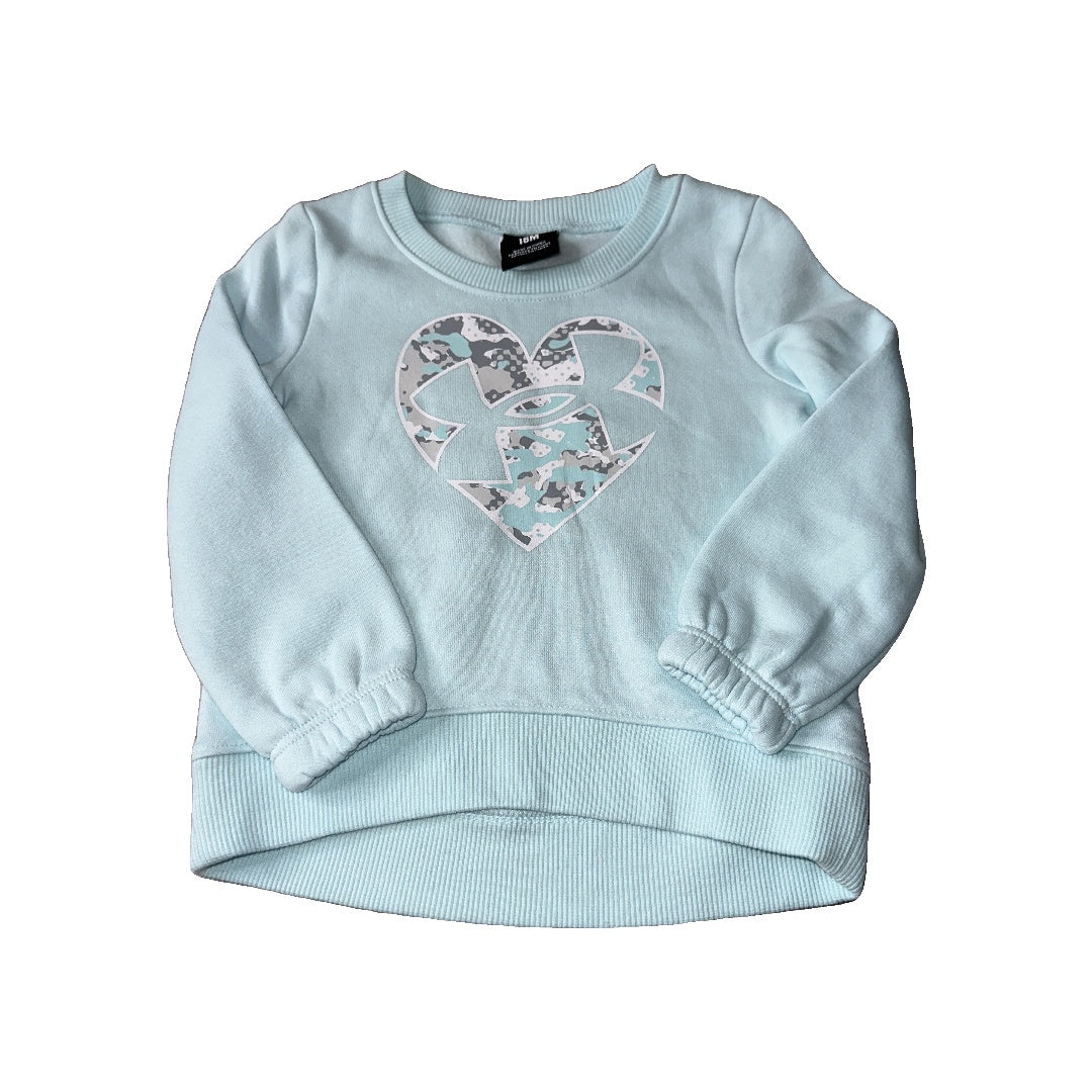 Under Armour Girls Light Blue Sweater Size: 18 months Light Blue