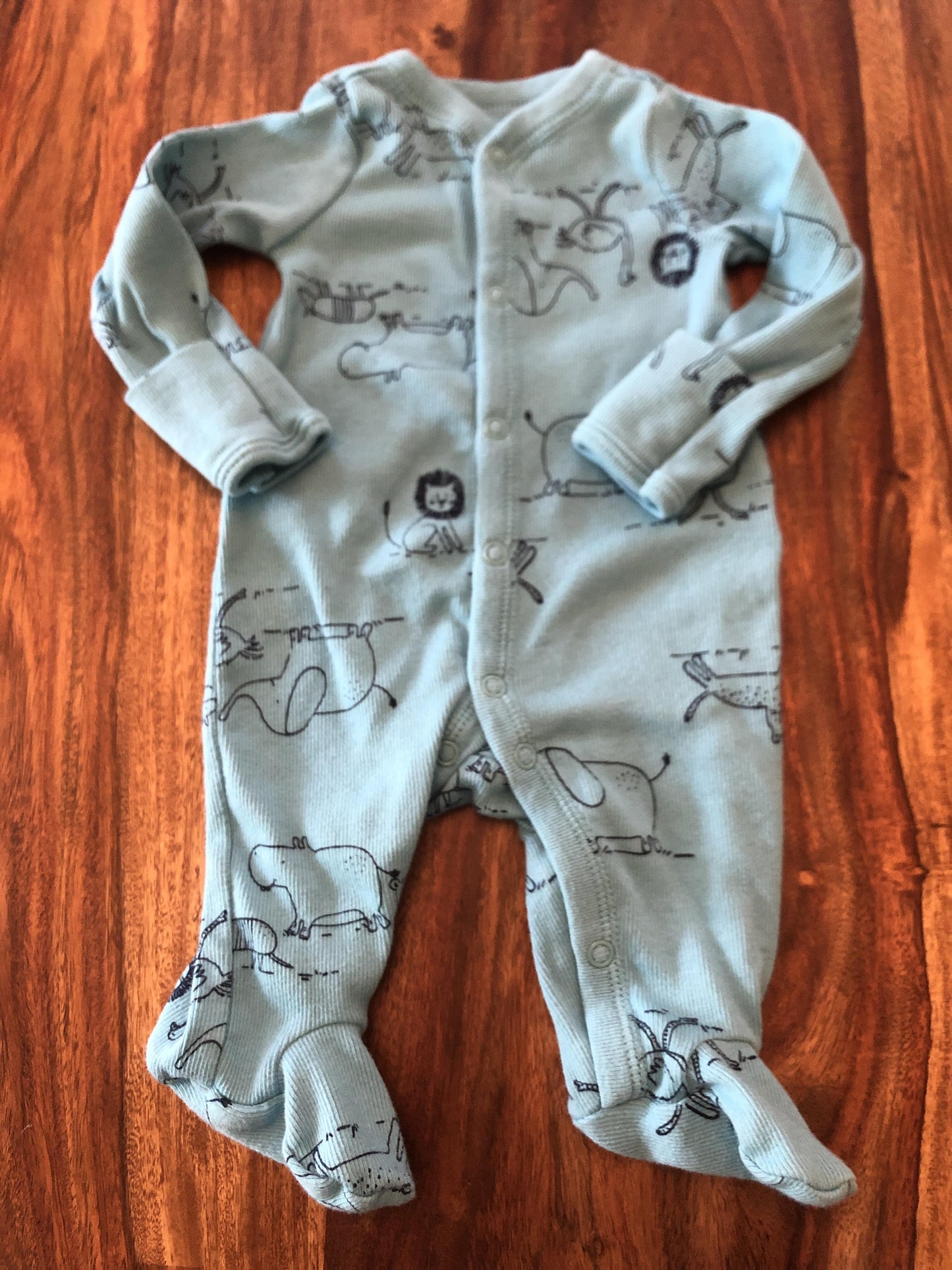 Carters Boys Light Blue Pajamas Size: Newborn Light Blue