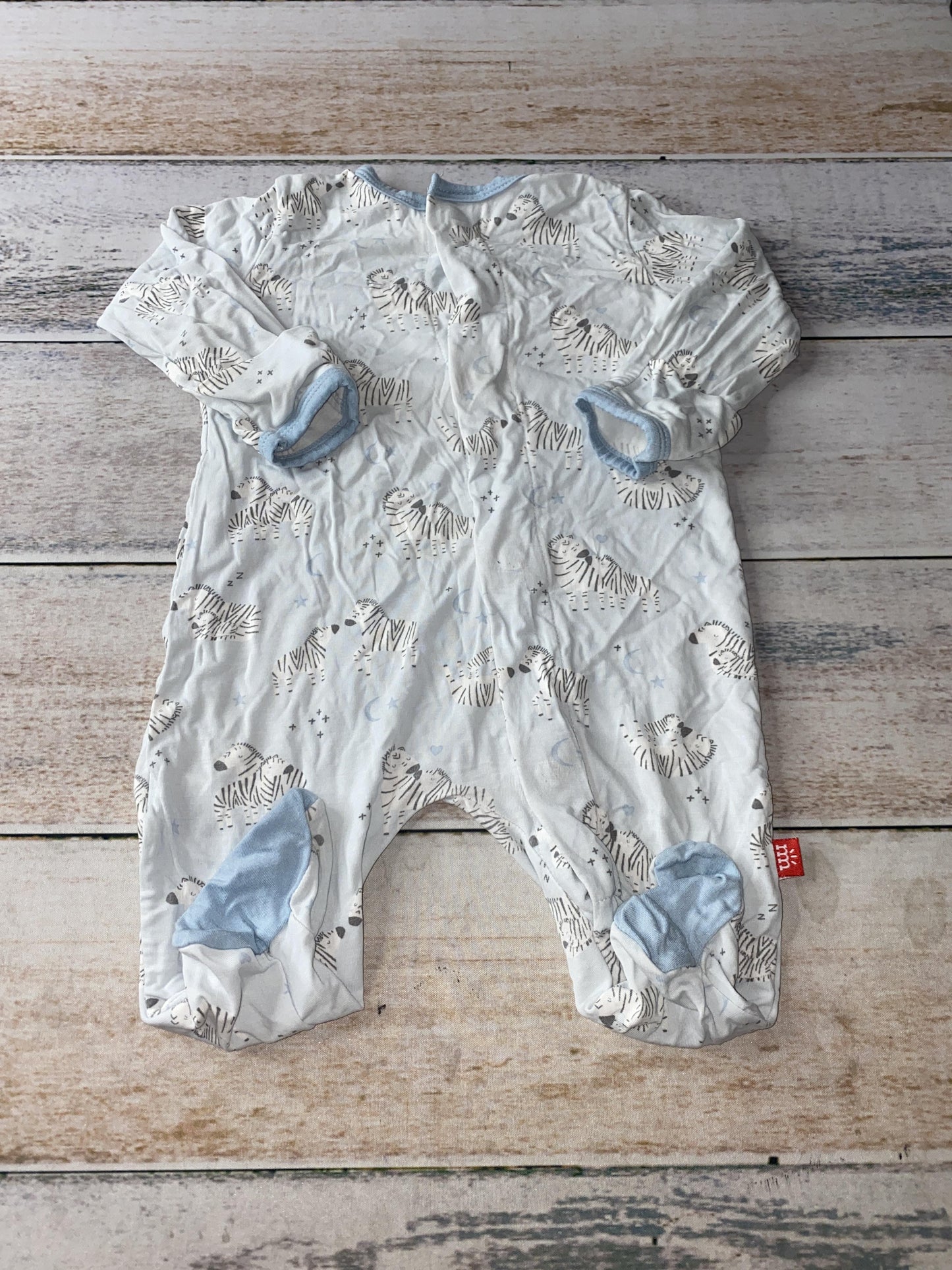 Magnetic Me Unisex Light Blue Pajamas Size: 0-3 months Light Blue