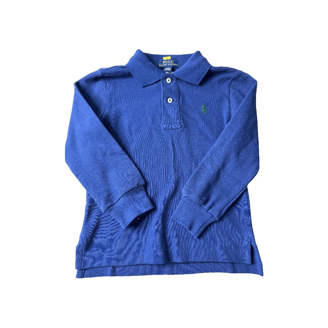 Ralph Lauren Boys Light Blue Long Sleeve Shirt Size: 3T Light Blue