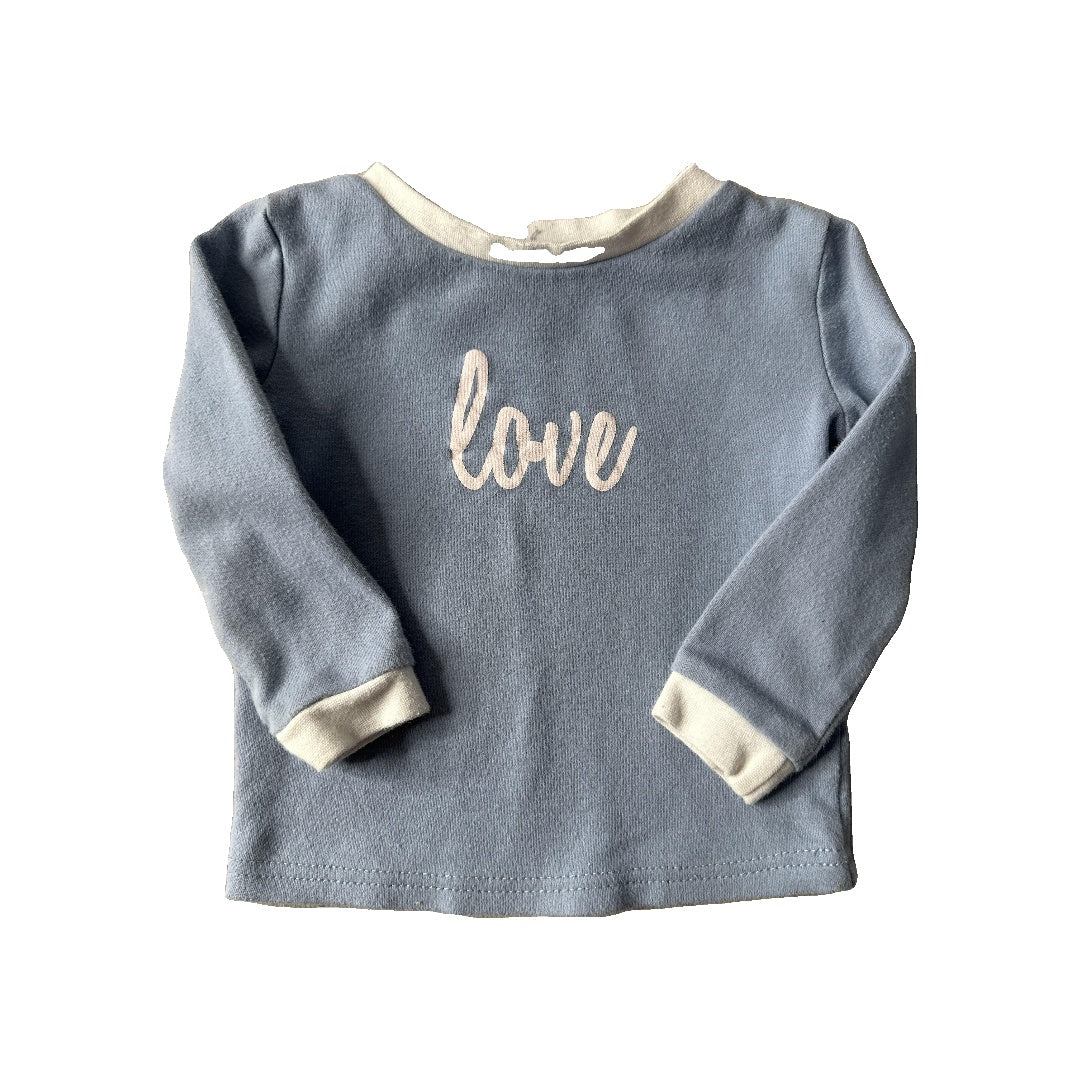 asher and olivia Girls Light Blue Pajamas Size: 12 months Light Blue