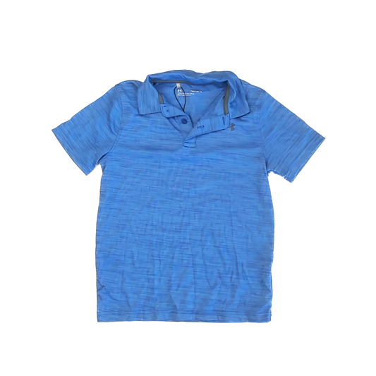 Under Armour Boys Light Blue Polo Shirt Size: 10-12 Years (YM) Light Blue