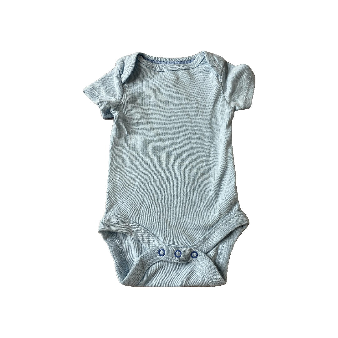 Cloud Island Unisex Light Blue Onesie Size: Newborn Light Blue