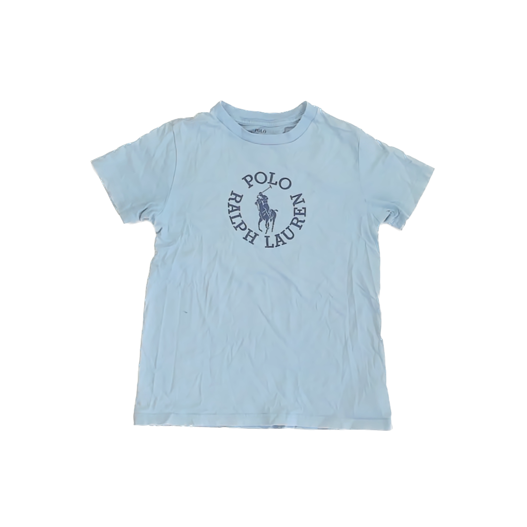Ralph Lauren Boys Light Blue T-Shirt Size: 7 Years Light Blue