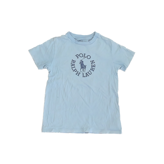 Ralph Lauren Boys Light Blue T-Shirt Size: 7 Years Light Blue