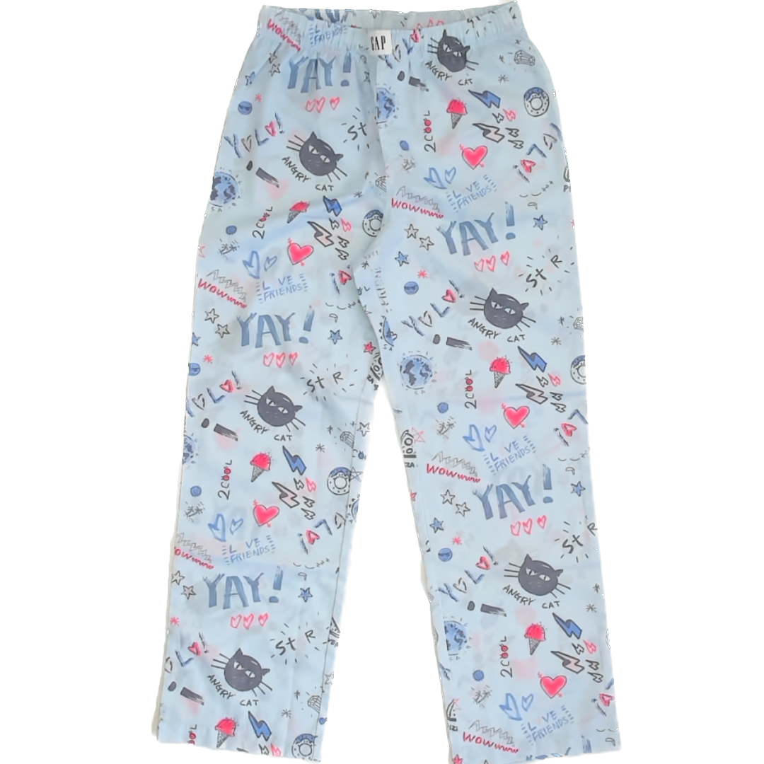 Gap Girls Light Blue Pajamas Size: 10 Years Light Blue