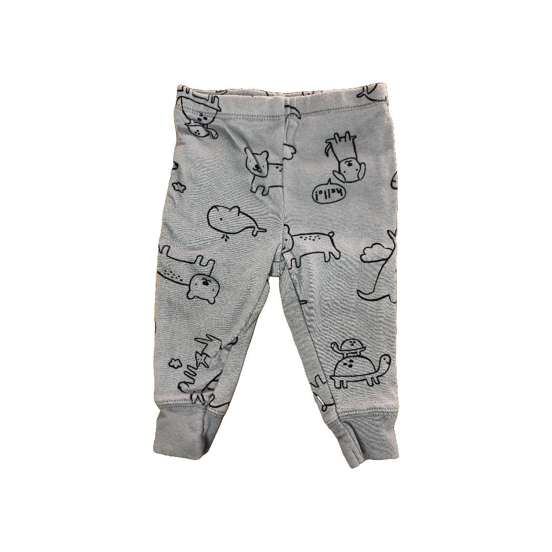 Carters Boys Light Blue Pajamas Size: 6 months Light Blue