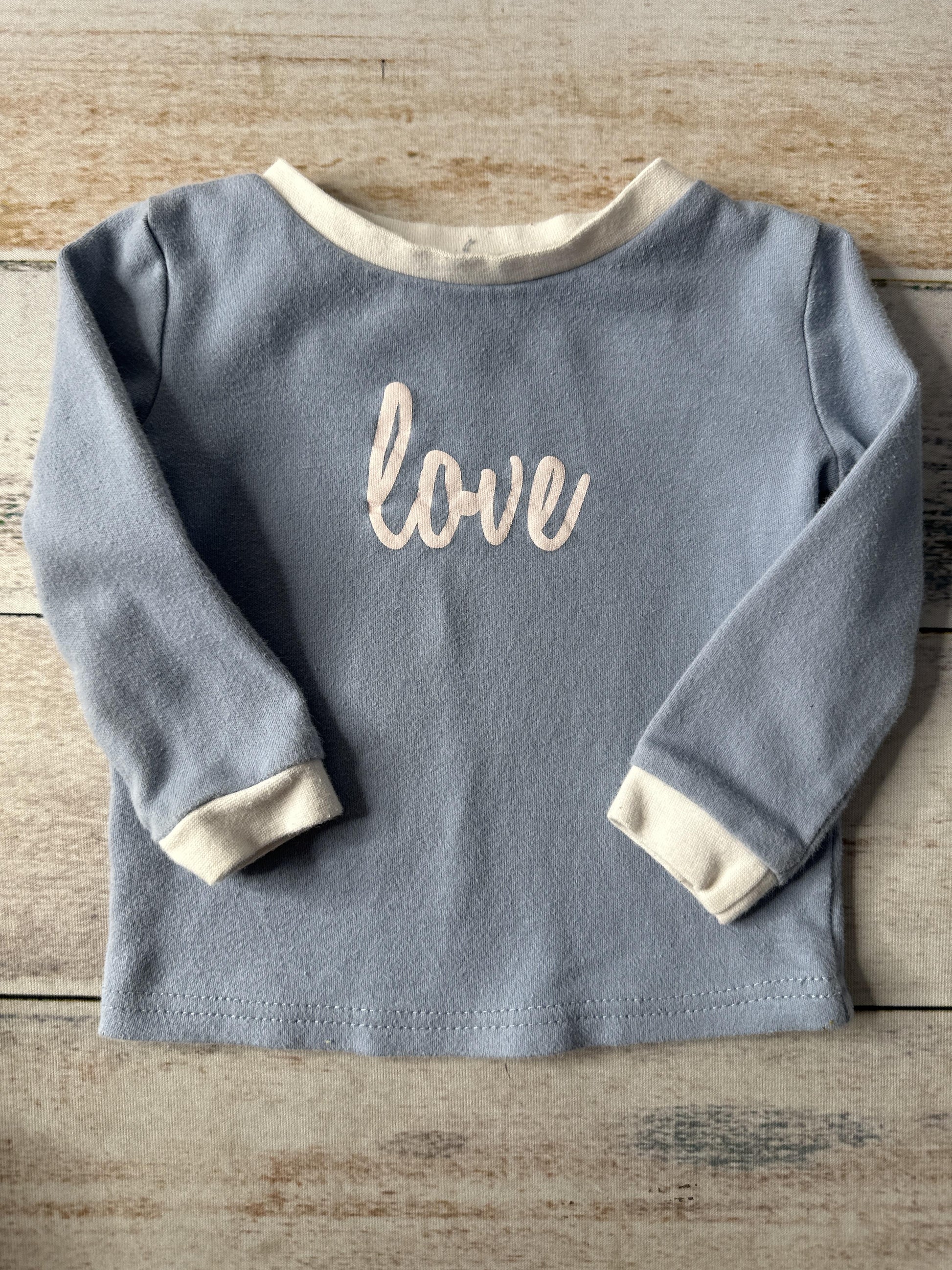 asher and olivia Girls Light Blue Pajamas Size: 12 months Light Blue