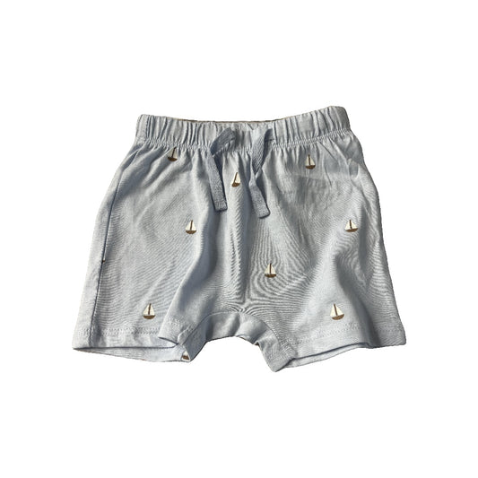 H&M Unisex Light Blue Shorts Size: 3-6 months Light Blue