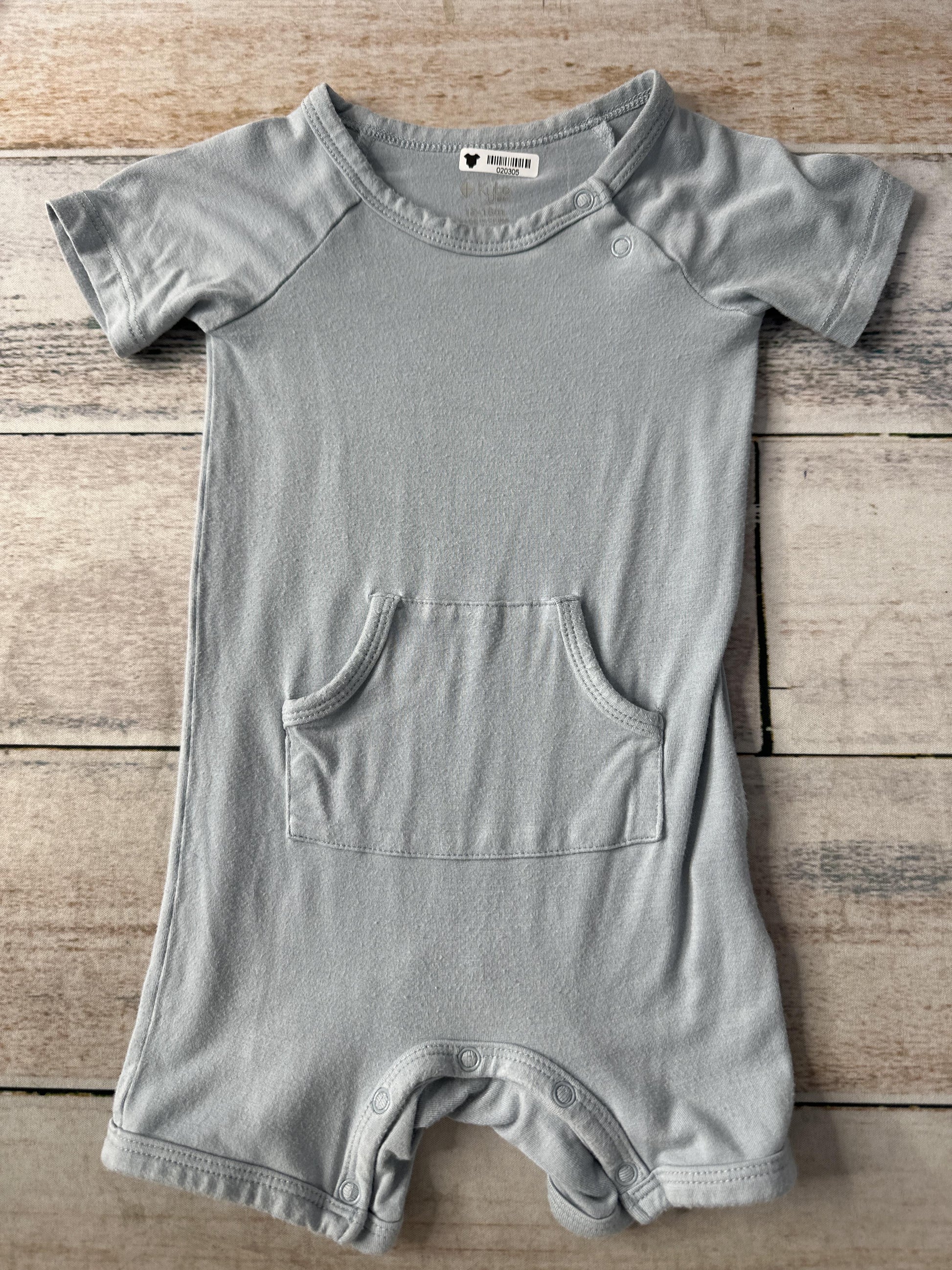 Kyte Unisex Light Blue Romper Size: 12-18 months Light Blue