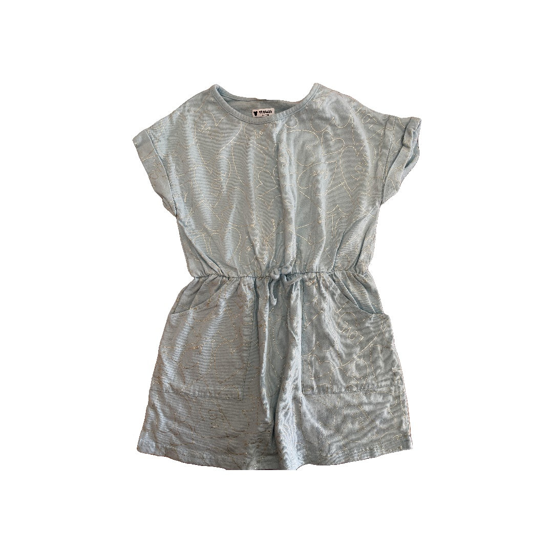 Cotton:on Kids Girls Light Blue Dress Size: 3T Light Blue