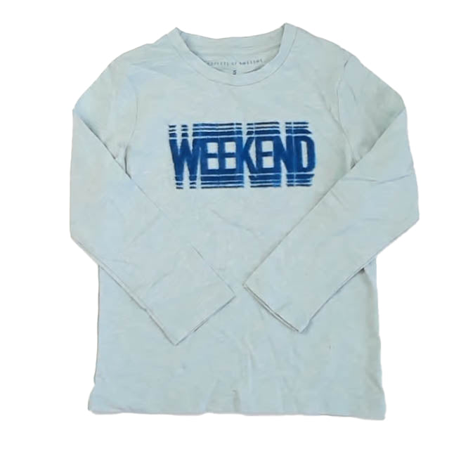 Rockets Of Awesome Boys Light Blue Long Sleeve T-Shirt Size: 5 Years Light Blue