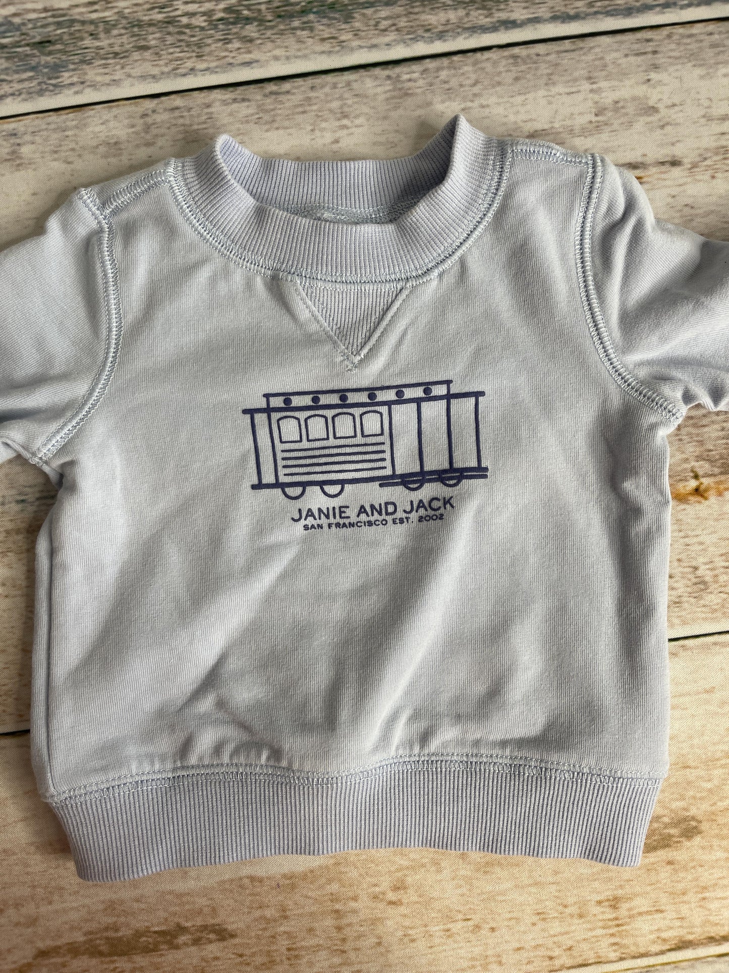 Janie and Jack Girls Light Blue Sweater Size: 3-6 months Light Blue