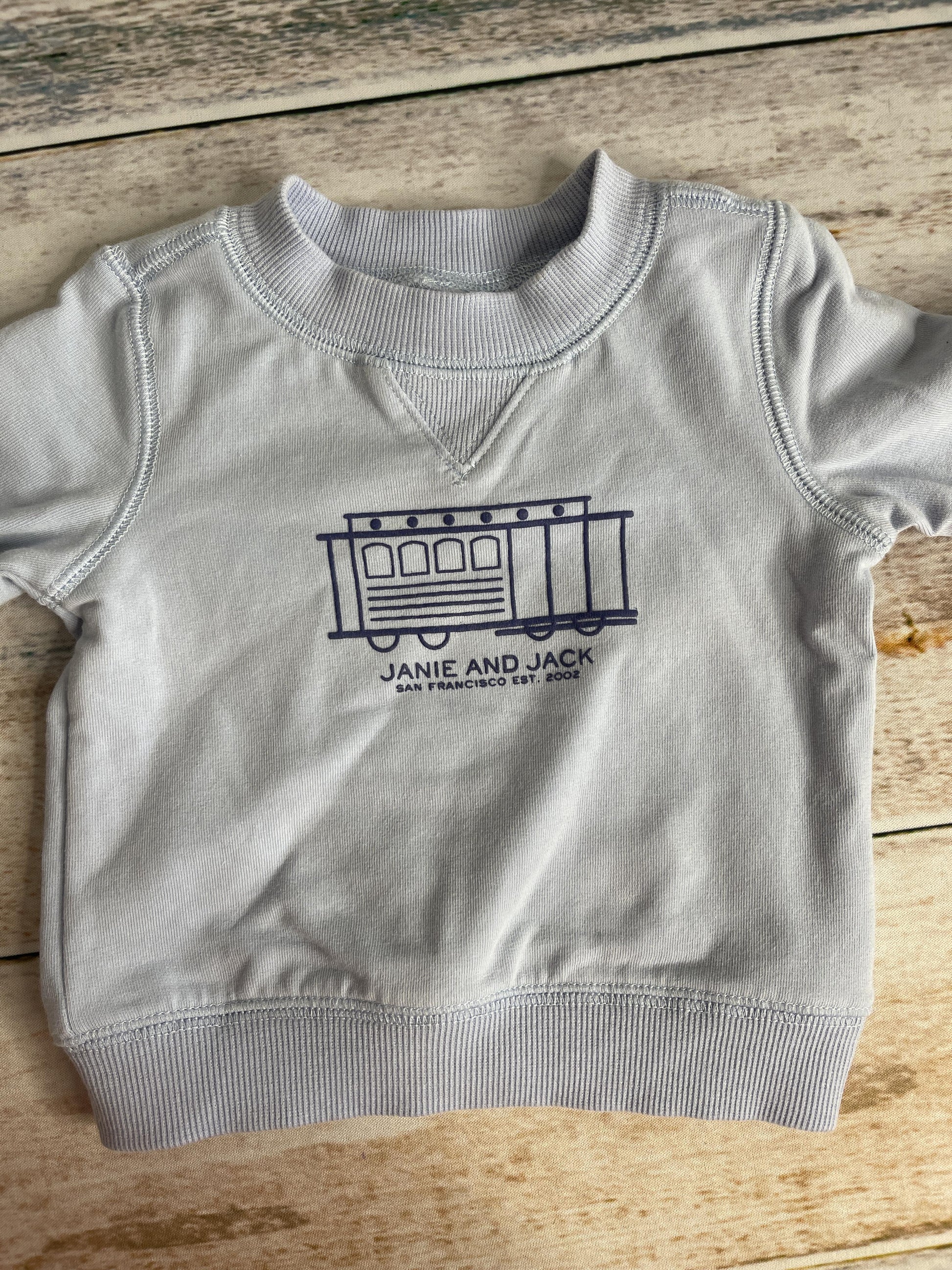 Janie and Jack Girls Light Blue Sweater Size: 3-6 months Light Blue