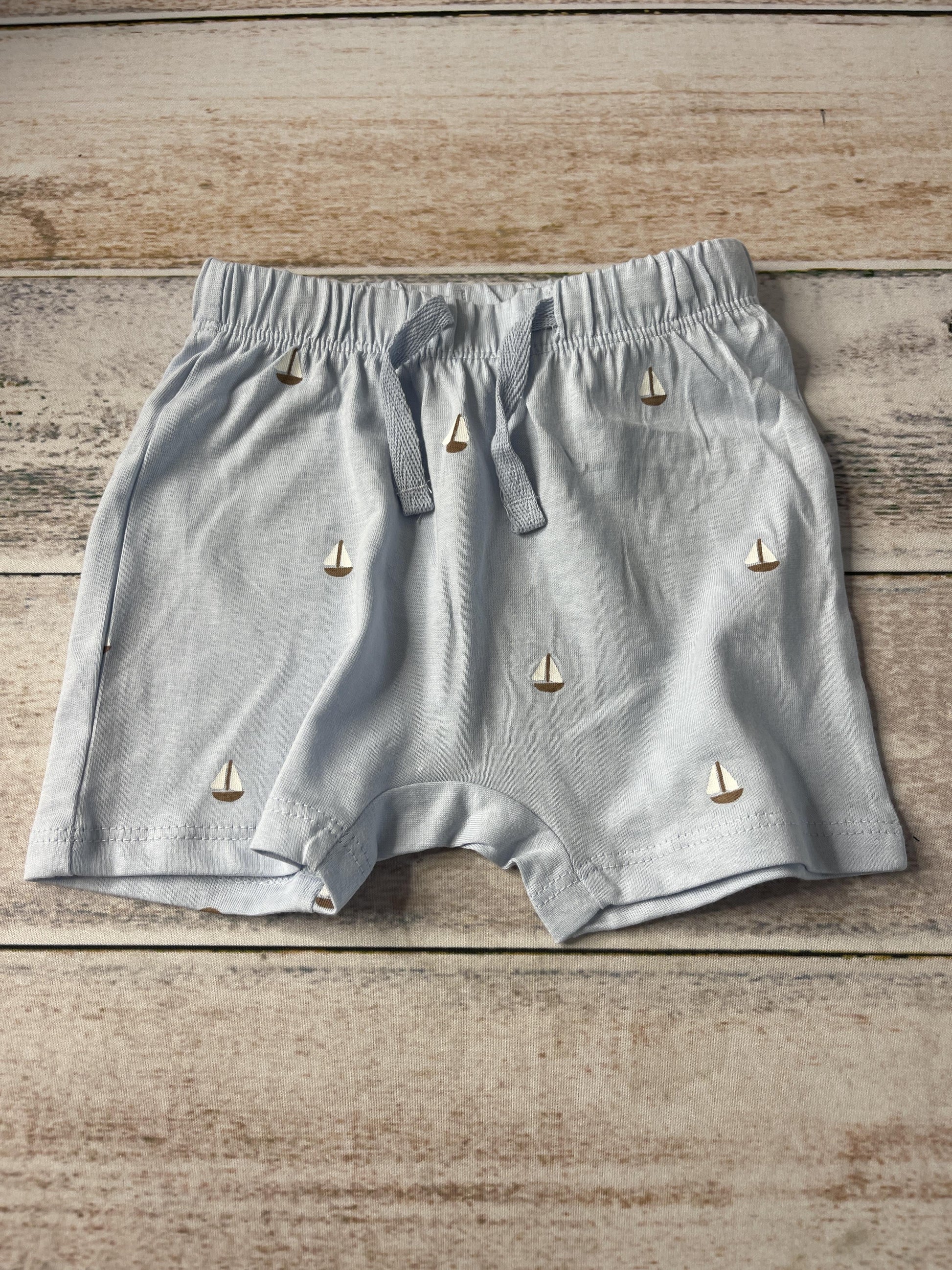 H&M Unisex Light Blue Shorts Size: 3-6 months Light Blue