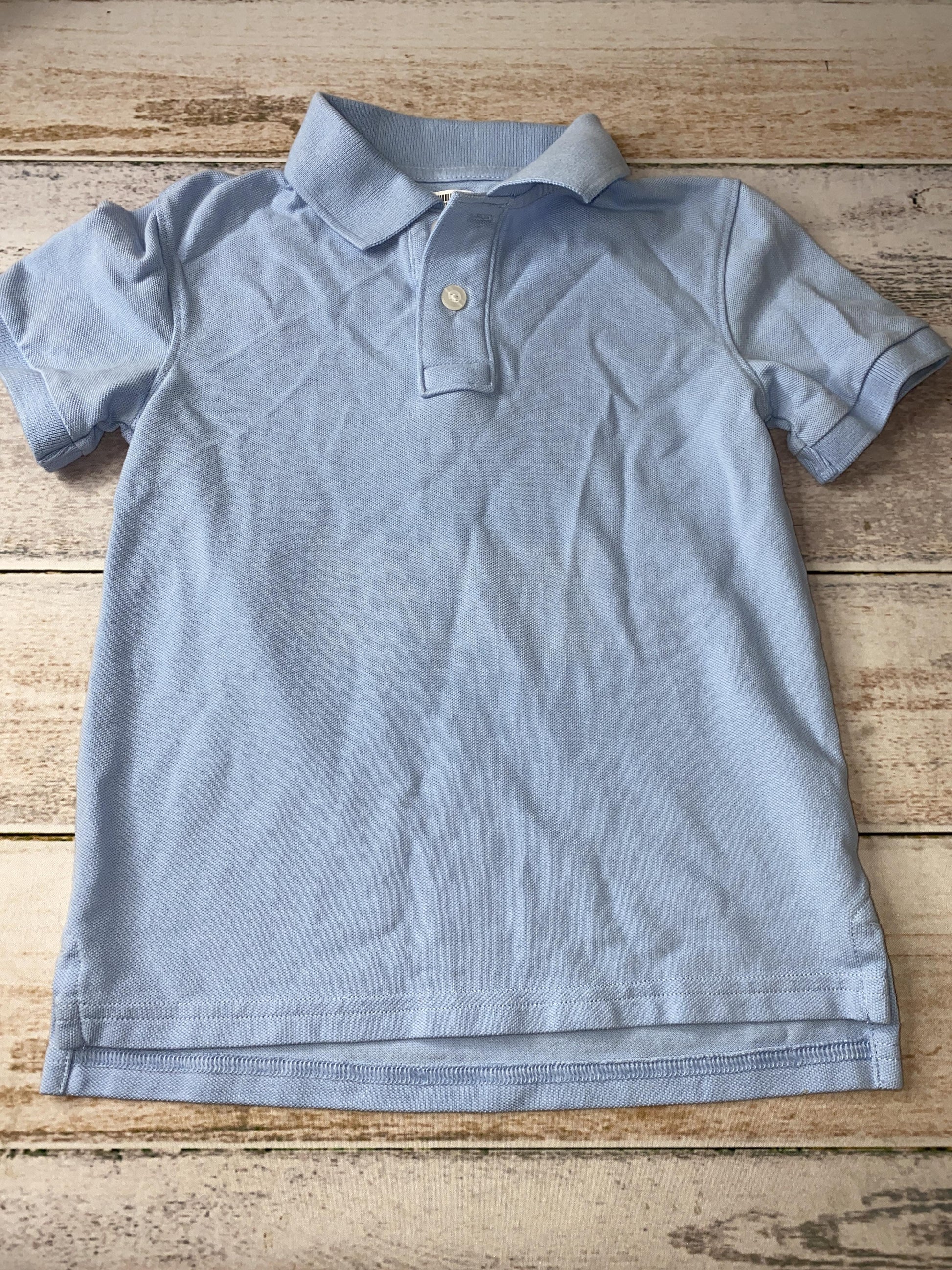 Cat & Jack Boys Light Blue Polo Shirt Size: 4-5 Years Light Blue