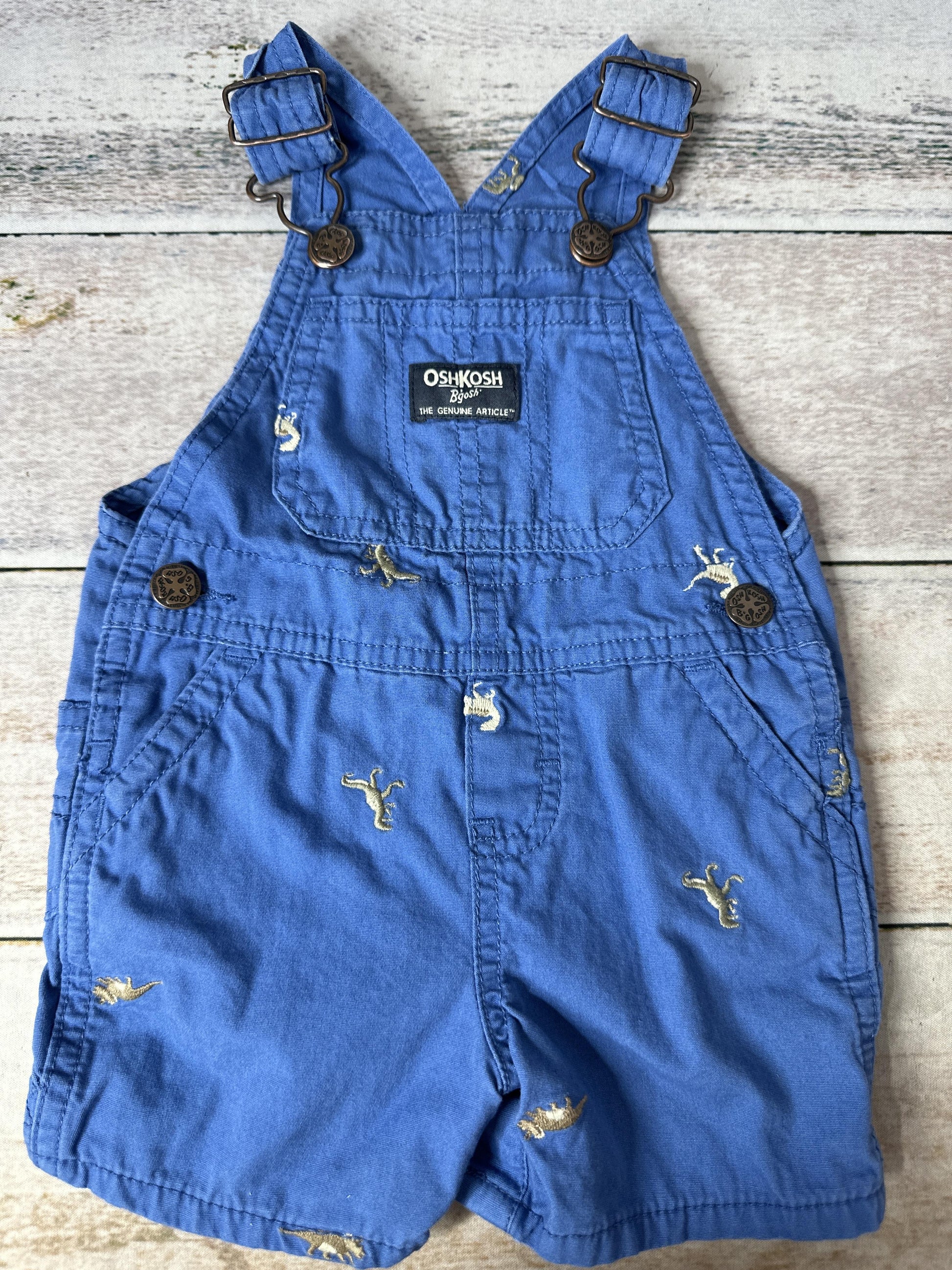 OshKosh Unisex Light Blue Overalls Size: 6-9 months Light Blue