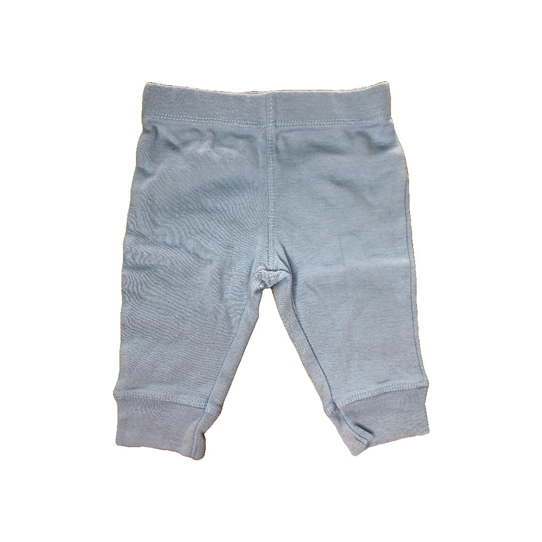 Leveret Unisex Light Blue Pants Size: 3 months Light Blue